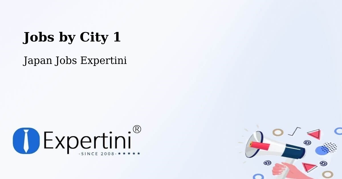 City Jobs in Japan - Expertini