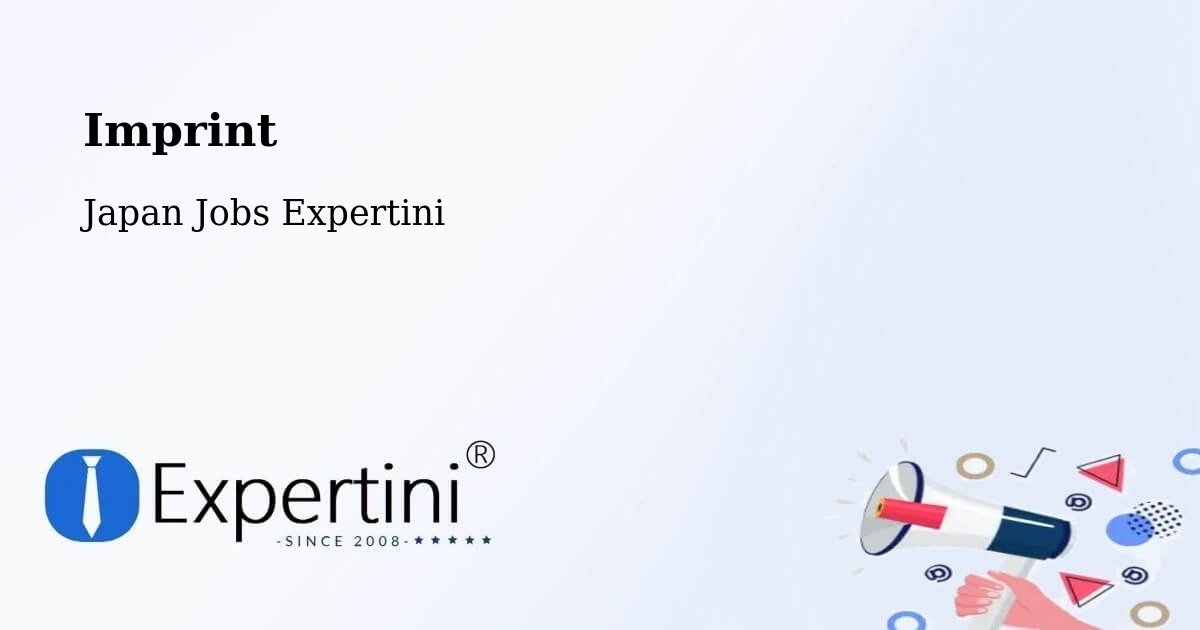 Imprint – Toki Shi - Japan Jobs Expertini